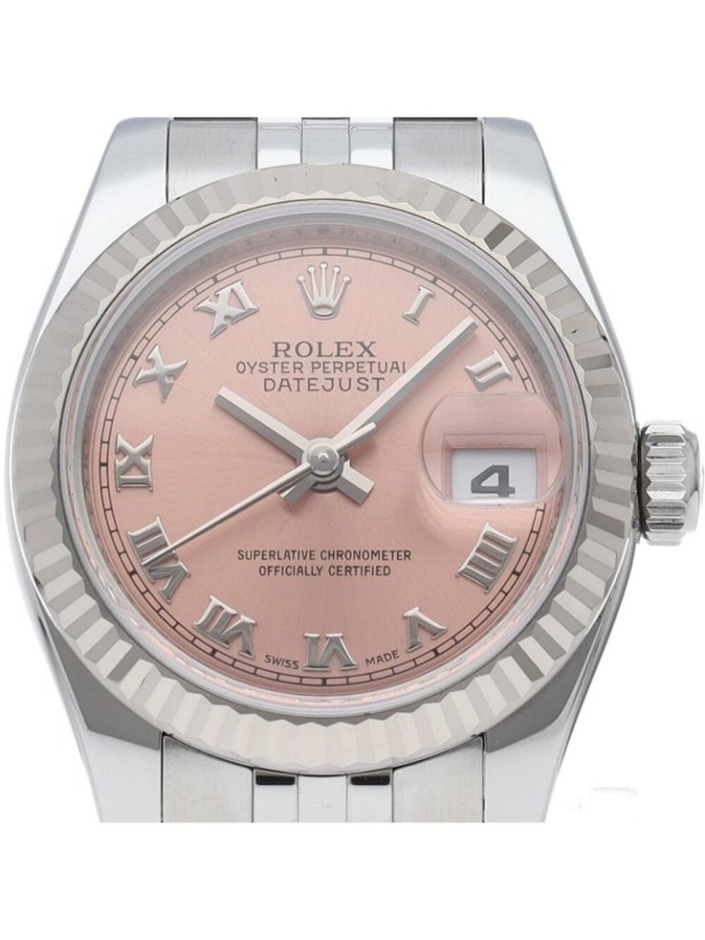 Rolex Datejust 26 Watch Jubilee Box 18k White Gold SS